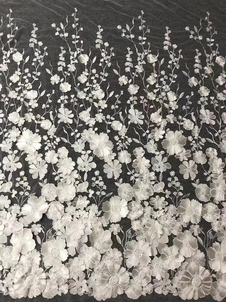 Carnation lace fabric