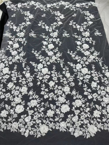 Zari Beaded Fabric