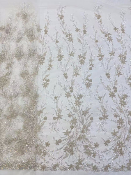Synbel Beaded Lace Fabric