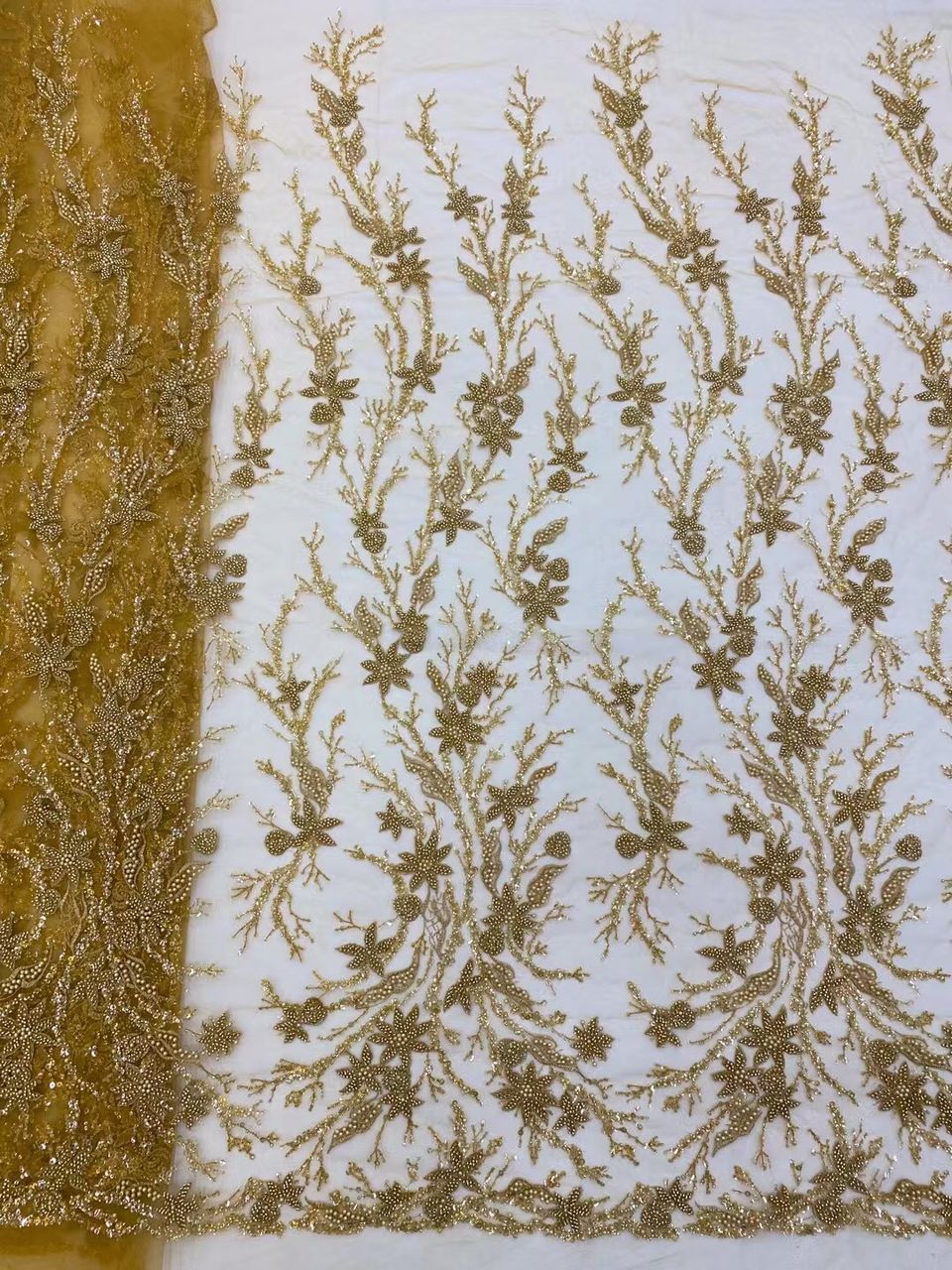 Synbel Beaded Lace Fabric