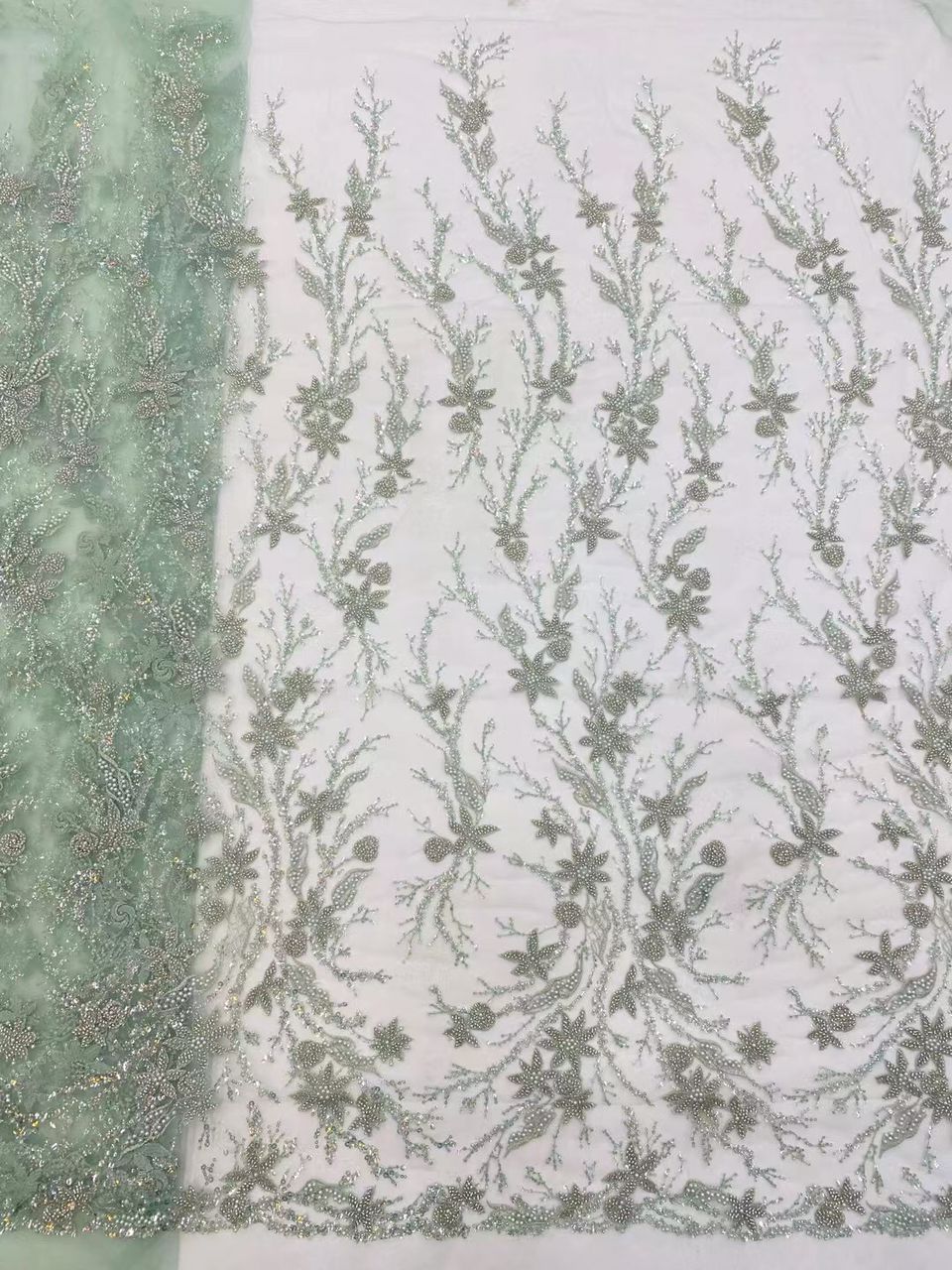 Synbel Beaded Lace Fabric