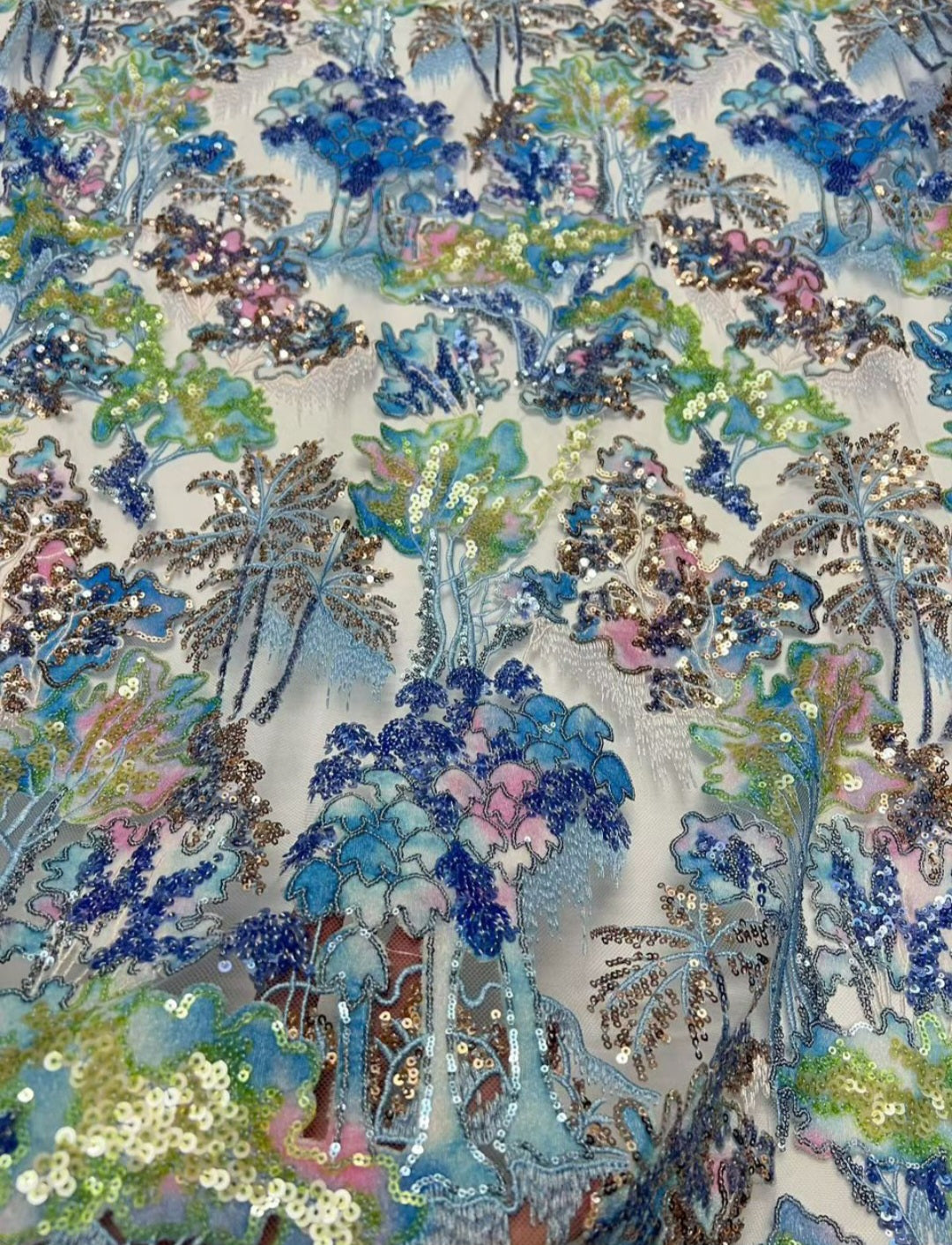 Waterfall  Lace  Fabric