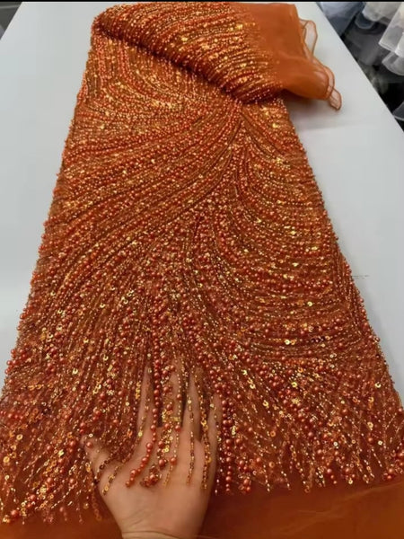 Kairi Beaded Fabric