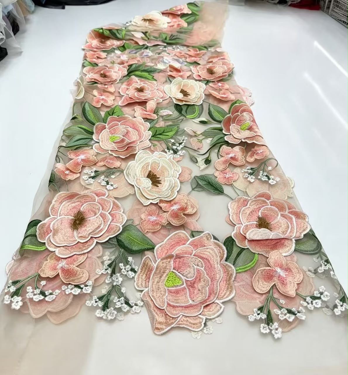 Sunflora Lace Fabric