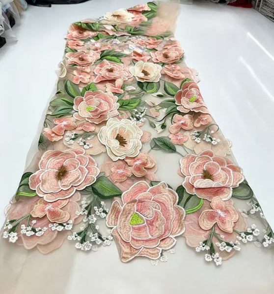 Sunflora Lace Fabric