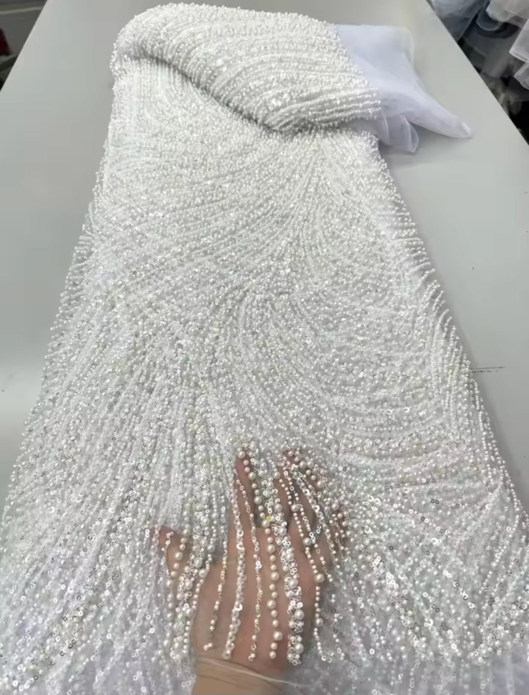Kairi Beaded Fabric