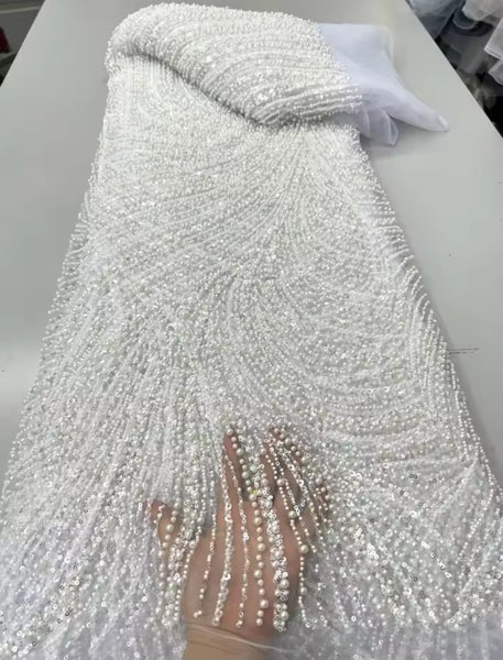Kairi Beaded Fabric