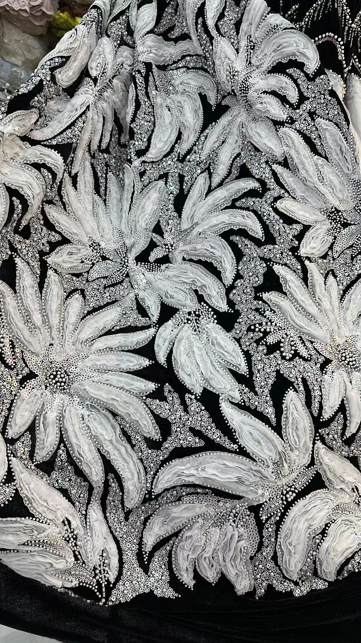 Aruba Beaded Fabric