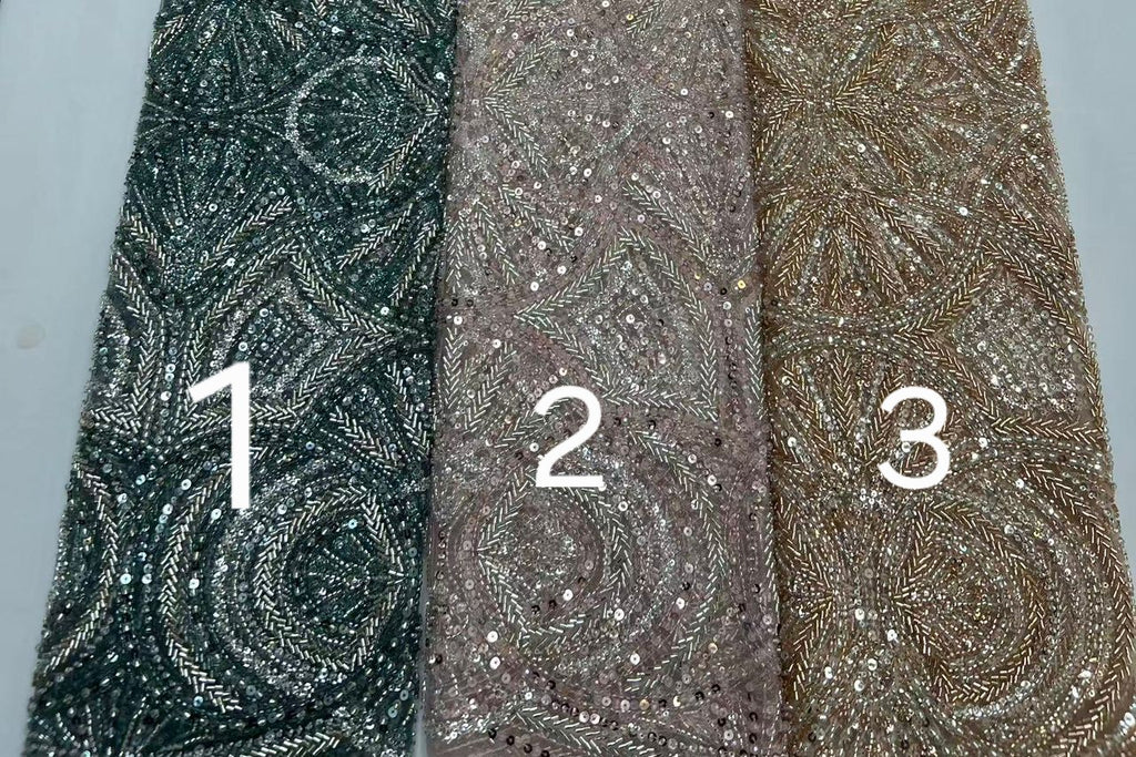 Dais Beaded Fabric