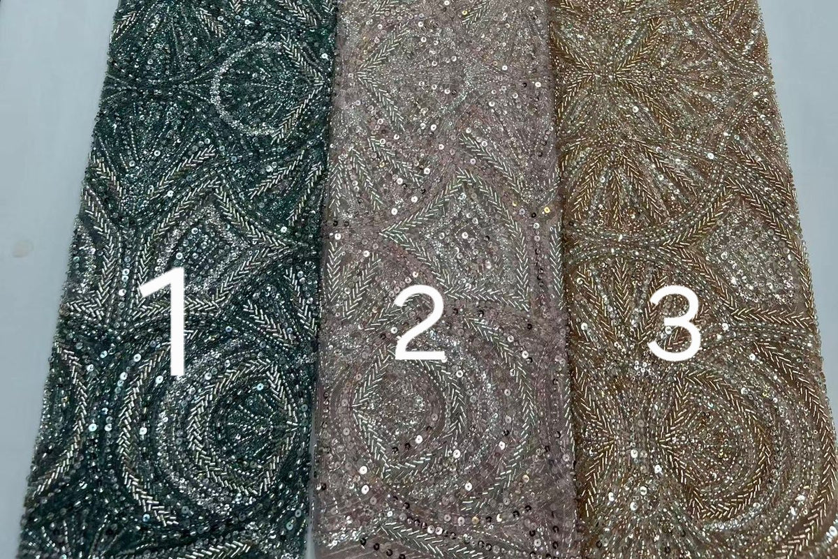 Dais Beaded Fabric