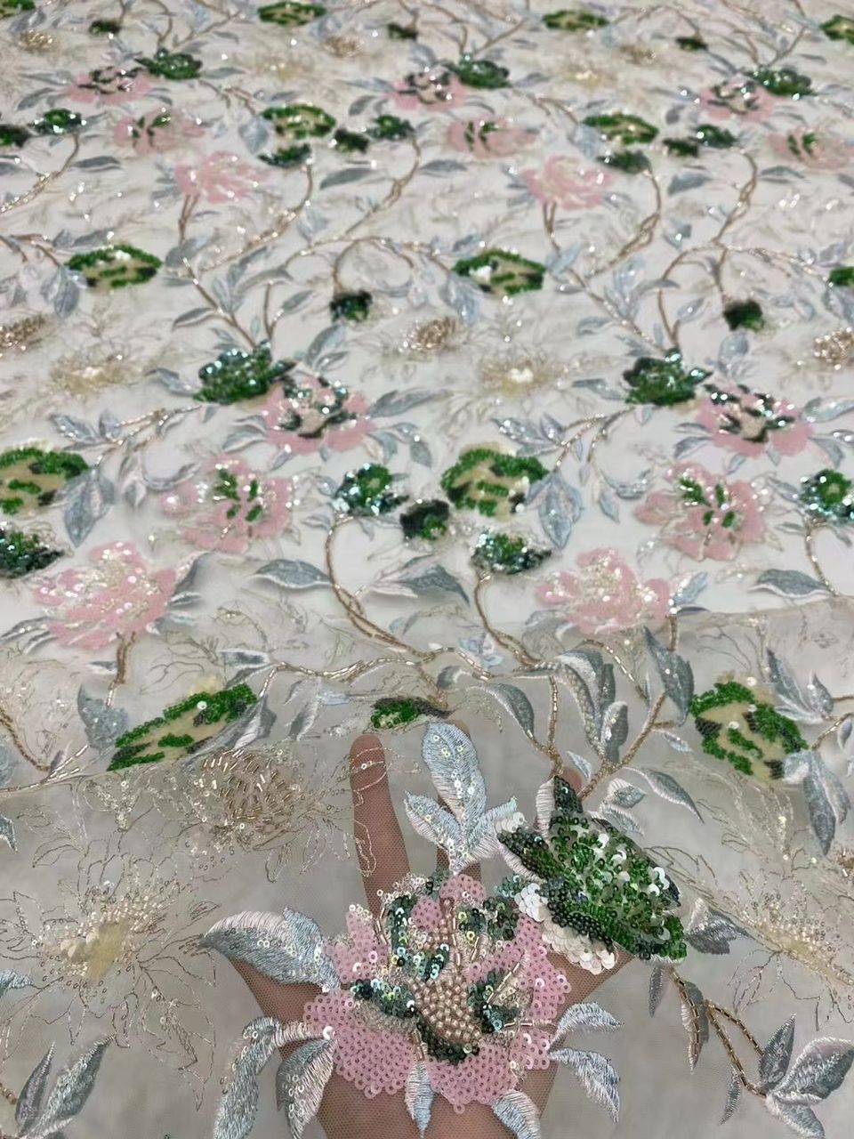 Jethro Sequin  Fabric