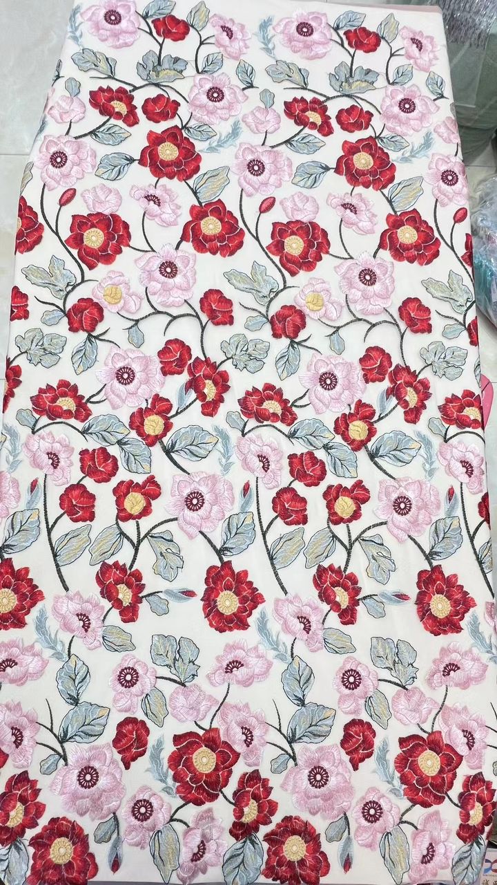 Rosebud Lace  Fabric