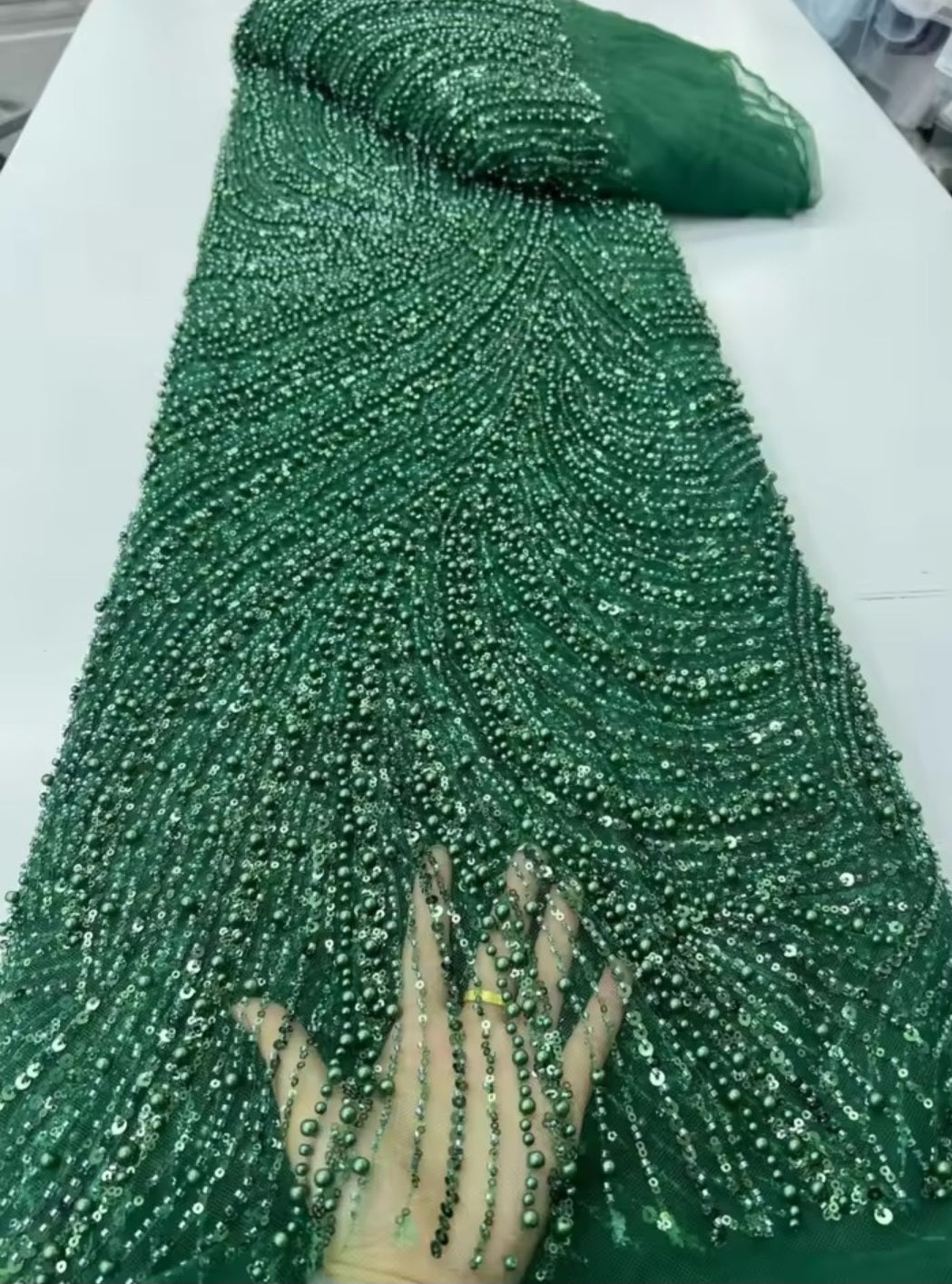 Kairi Beaded Fabric