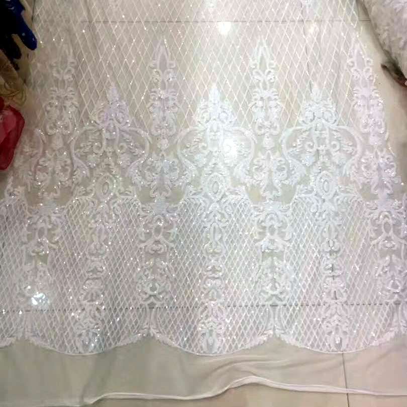 Exodus sequin fabric (snow