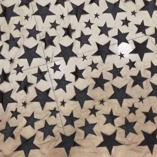 Noir Star Lace Fabric