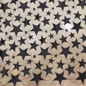 Noir Star Lace Fabric