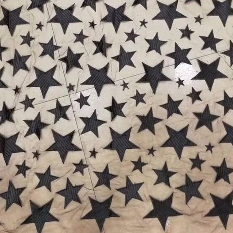 Noir Star Lace Fabric