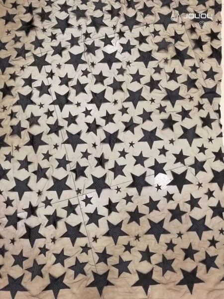 Noir Star Lace Fabric