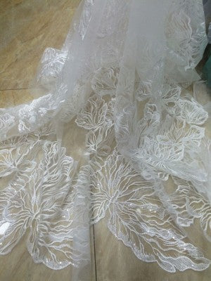 Art Nouveau Lace Fabric