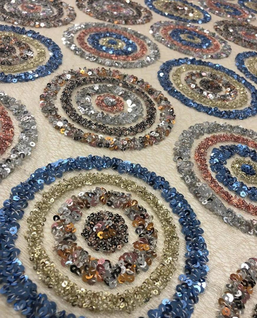 Oscar Sequin Fabric