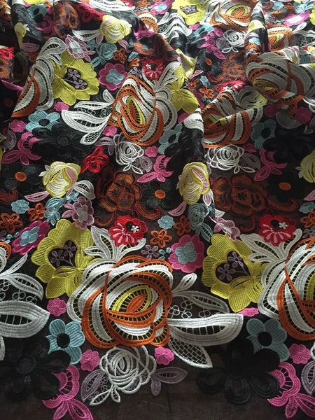 Paradise Flower Lace Fabric