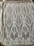 Juniper Sequin Fabric ( Snow)