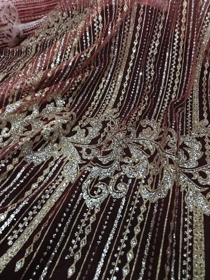 Melanie Glitter Fabric