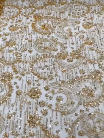 Swirl Sequin Fabric