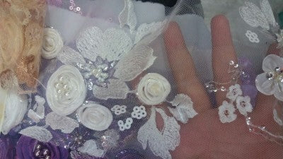 Eden Flower Lace Fabric
