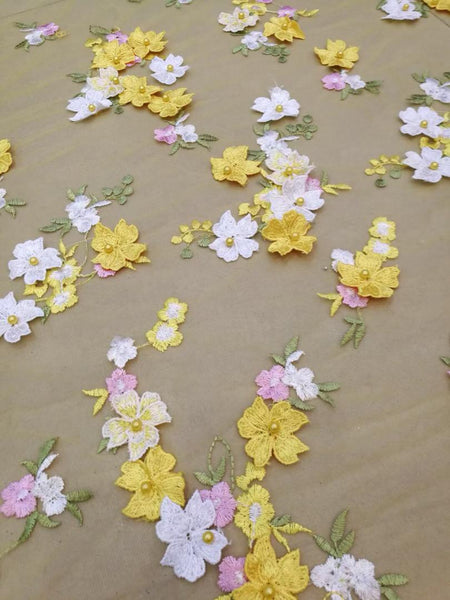 Daffodil Lace Fabric
