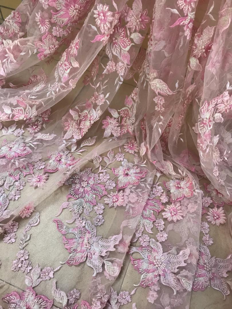 Jardin Beaded Fabric