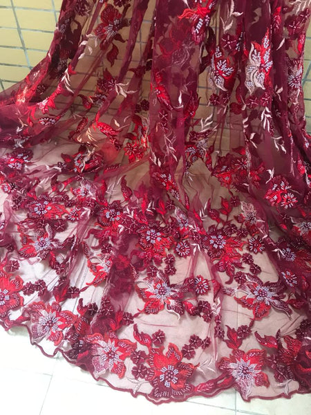 Jardin Beaded Fabric