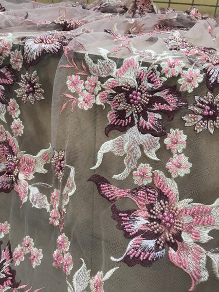 Jardin Beaded Fabric