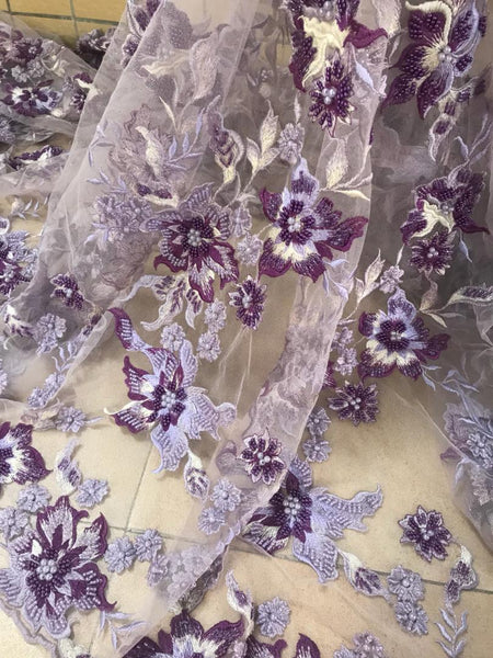 Jardin Beaded Fabric