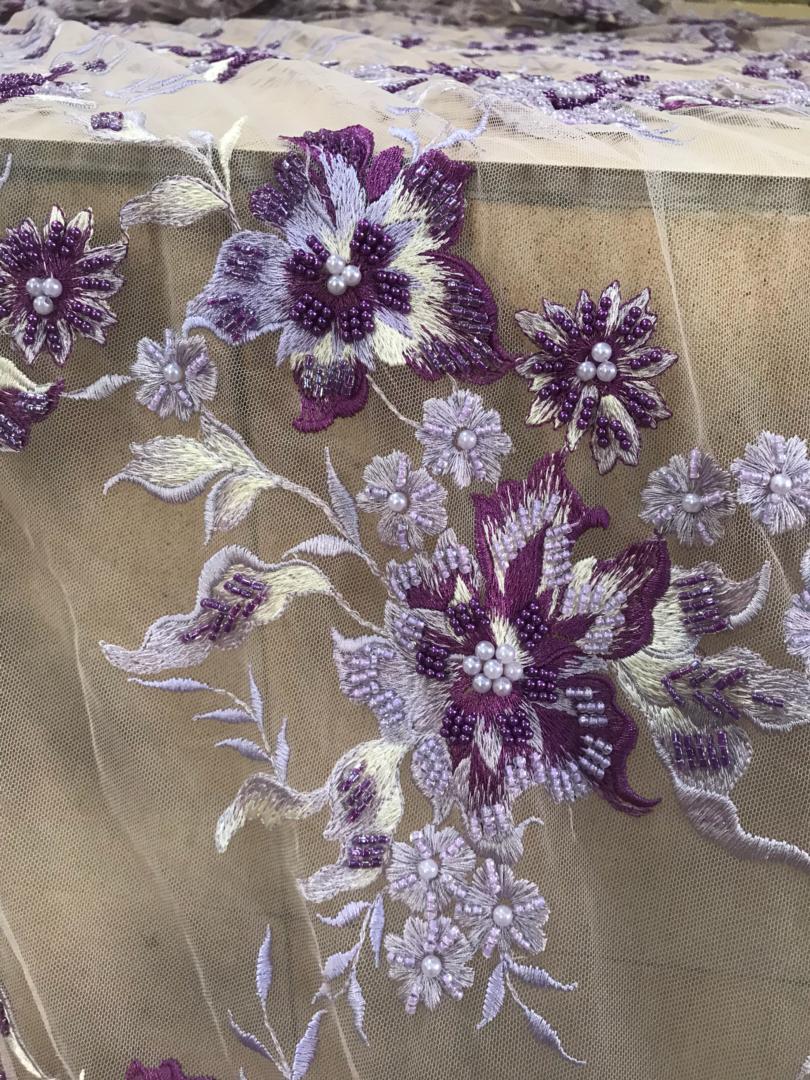 Jardin Beaded Fabric
