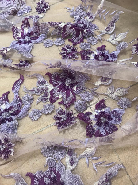 Jardin Beaded Fabric