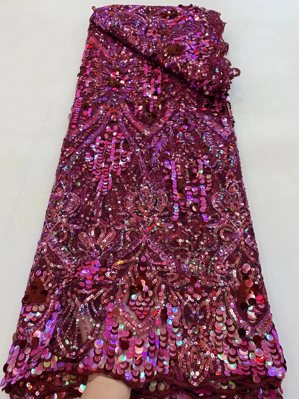 Sage Sequin Fabric