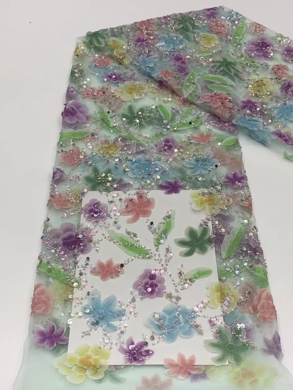 Carol Sequin Fabric