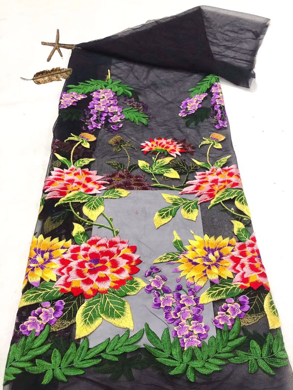 Tropical Lace Fabric