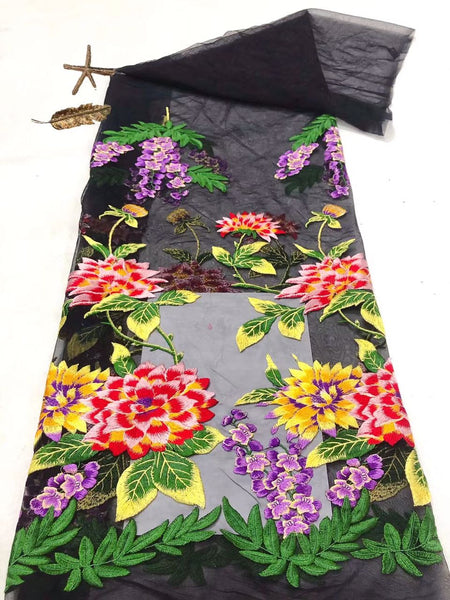 Tropical Lace Fabric