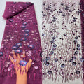Coral Sequin fabric