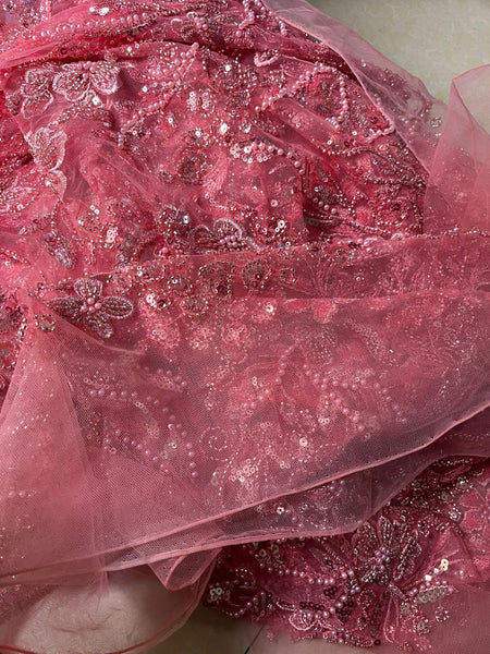 Roxas Beaded  Fabric