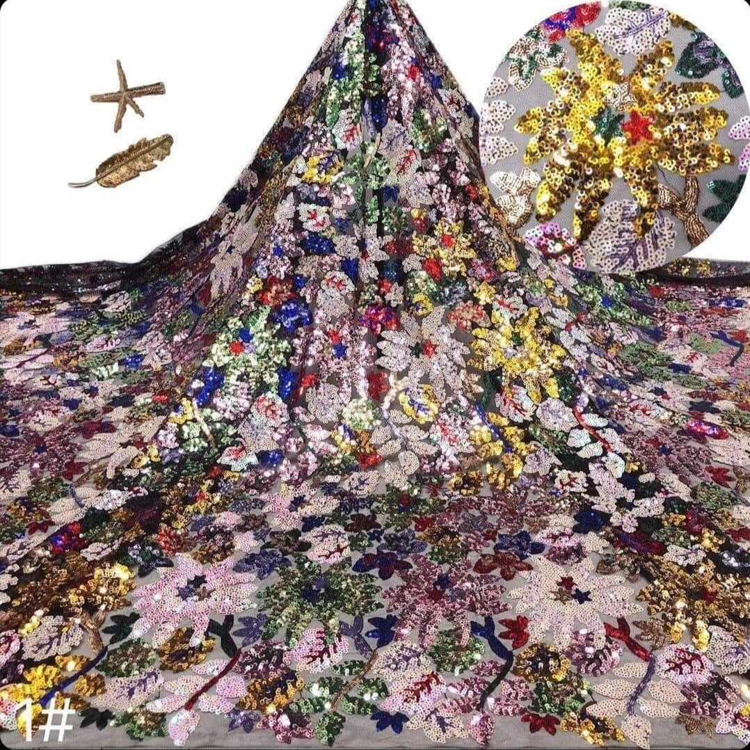 Plata Sequin fabric