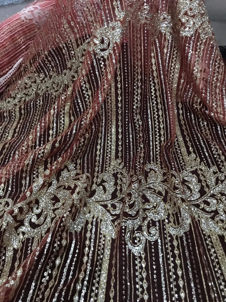 Melanie Glitter Fabric