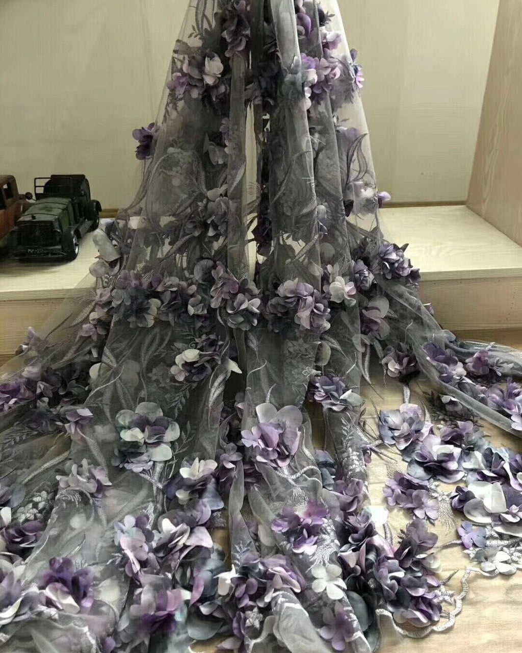 Lima Lace Fabric (Night)