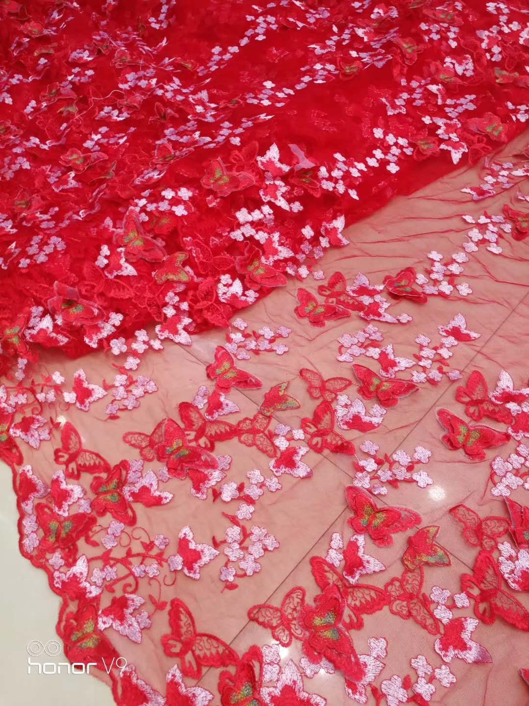 Jora Butterfly lace  fabric