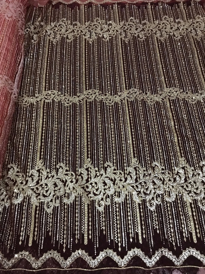 Melanie Glitter Fabric