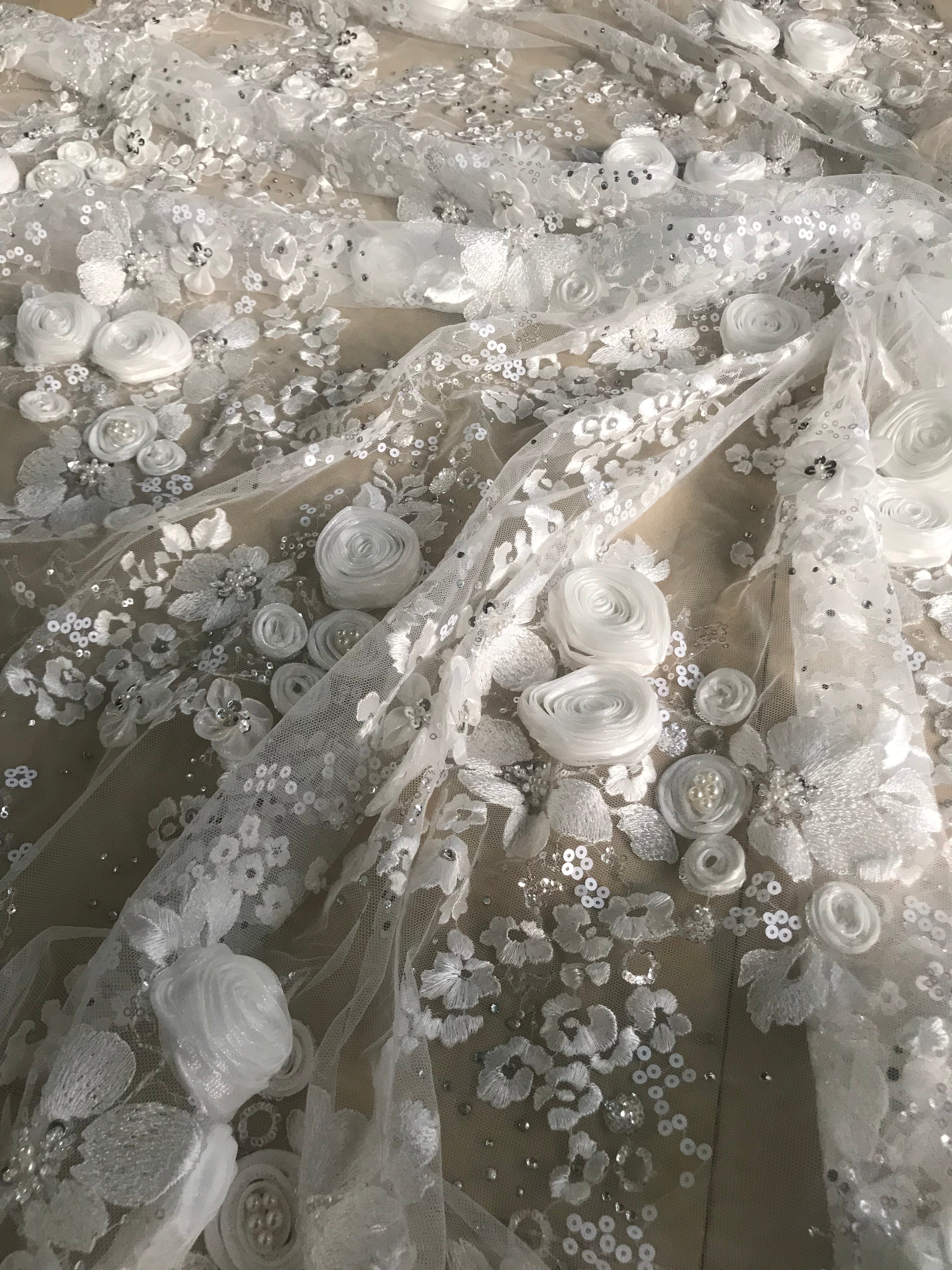 Eden Flower Lace Fabric