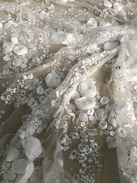 Eden Flower Lace Fabric