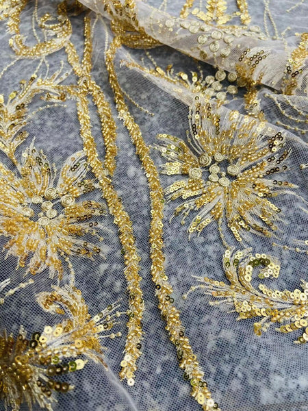 Gravi sequin fabric